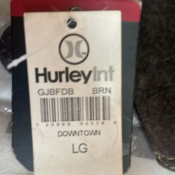 NWT Hurley Brown Suede Leather Jacket - Picture 12 of 15